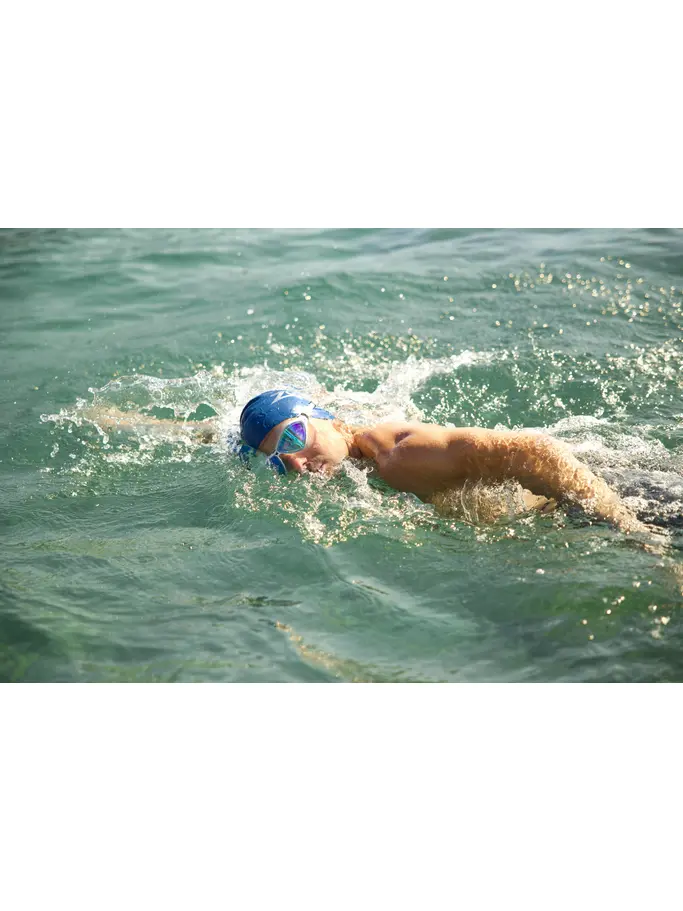 , view full size image of Front view of Product detail - Horizon Flex Swimming Mask - Titanium Lens CLWHMBL