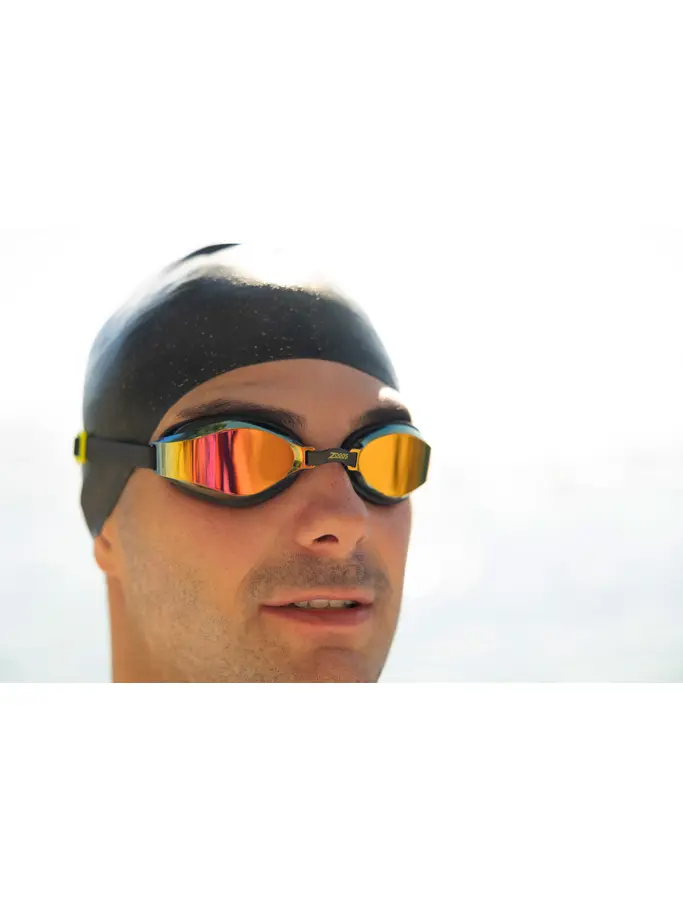 , view full size image of Front view of Product detail - Endura Max Swimming Goggles - Titanium Lens BKYLMVI