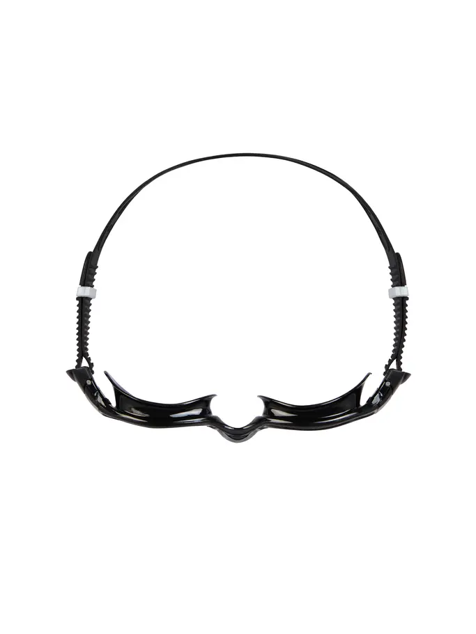 , view full size image of Front view of Product detail - Spectra Swimming Goggles Black/Grey - Tint Smoke Lens