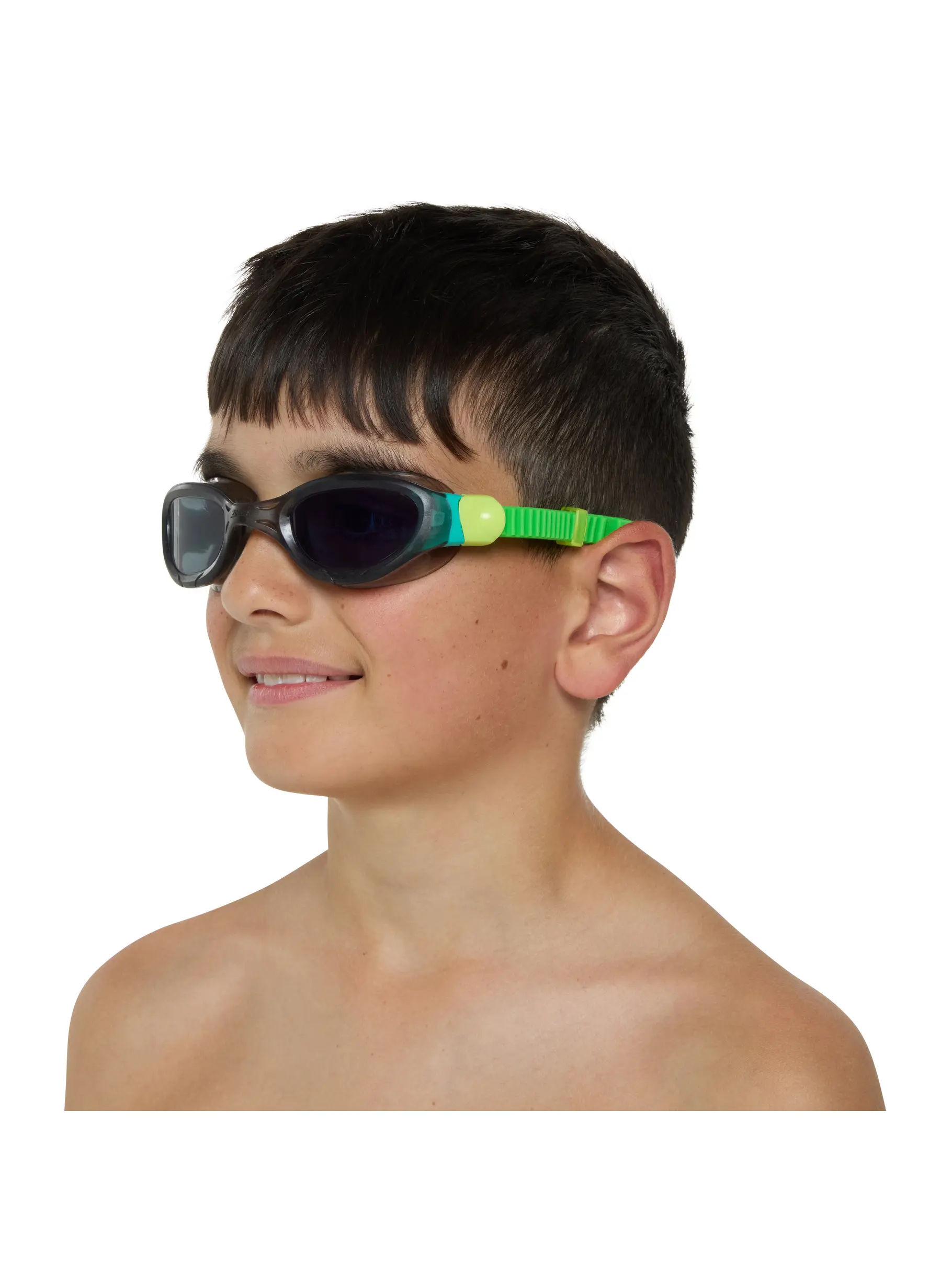 , view full size image of Front view of Product detail - Phantom 2.0 Junior Swimming Goggles BKGNTSM