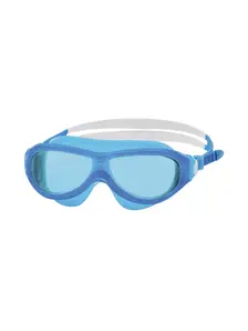 Display front view 1 of Product detail - Phantom Junior Swimming Mask Blue/White - Tinted Blue Lens