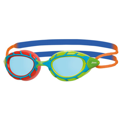 Product detail - Predator Junior Goggles Blue/Red - Tinted Blue Lens