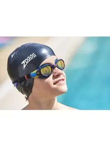 Display front view 3 of Product detail - Sea Demon Junior Swimming Goggles Black/Blue - Hologram Lens
