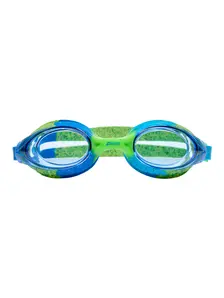 Display front view 3 of Product detail - Bondi Remix Junior Swimming Goggles Blue/Green - Tinted Blue Lens