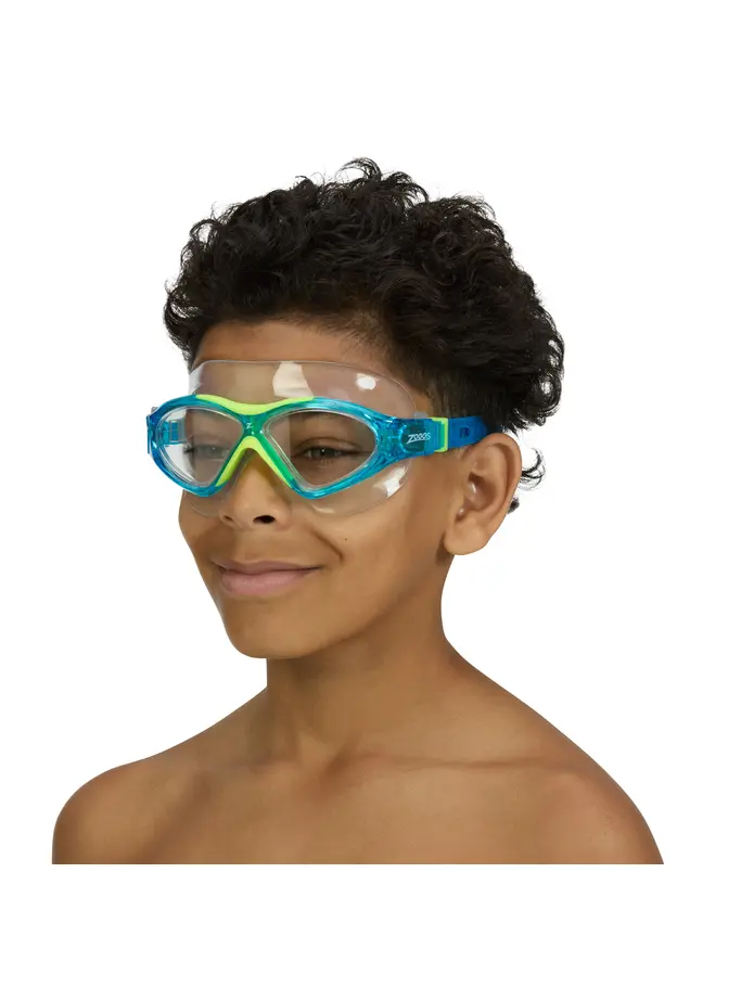 New, view full size image of Front view of Product detail - Junior Super Seal Swimming Mask LBYLCLR