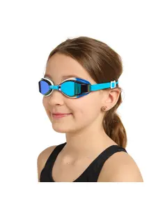 Display front view 4 of Product detail - Endura Max Titanium Junior Swimming Goggles BLWHMBL