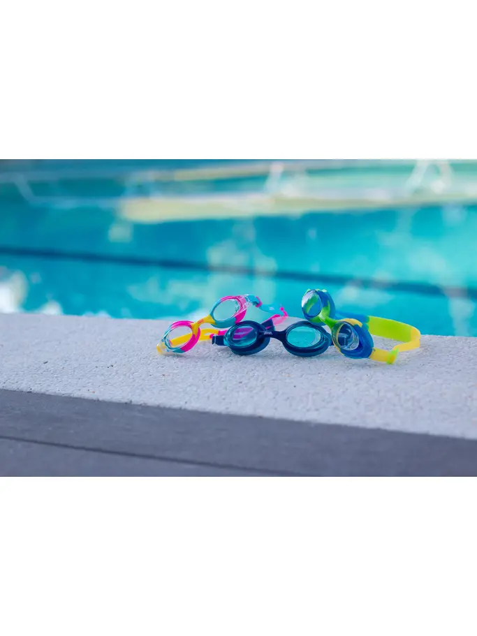 , view full size image of Front view of Product detail - Little Bondi Swimming Goggles AQPUCLR
