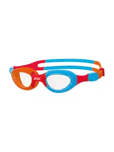 Display front view 1 of Product detail - Little Super Seal Goggles Orange/Red - Clear Lens