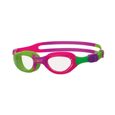 Product detail - Little Super Seal Goggles Purple/Green - Clear Lens