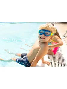 Display front view 3 of Product detail - Phantom Kids Swimming Mask BLTQCLR