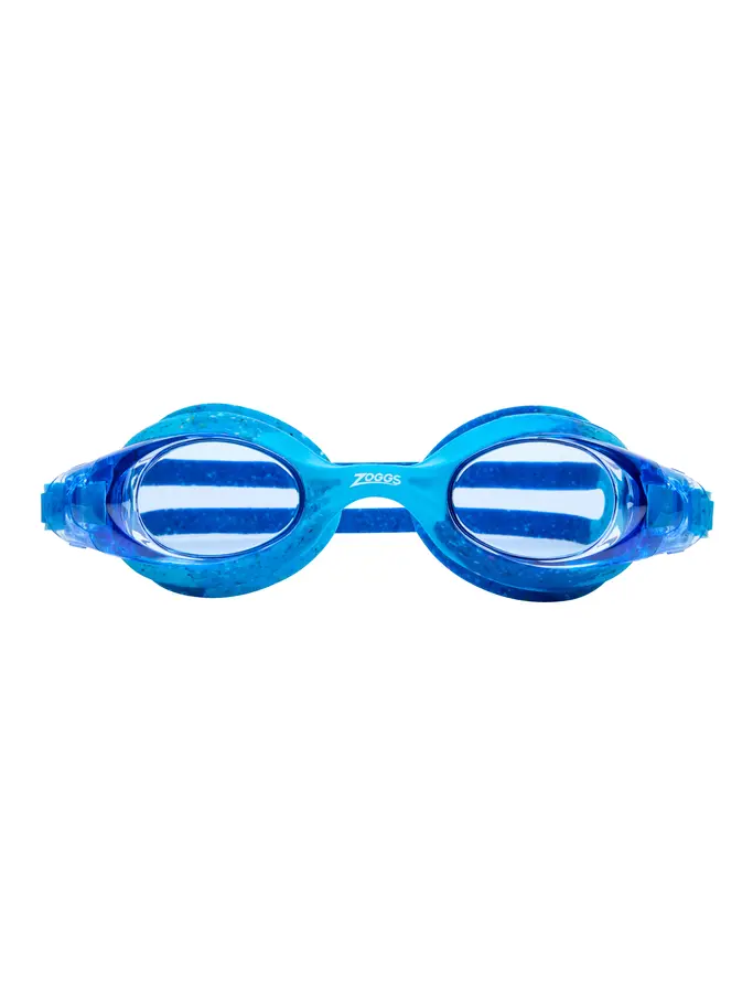 New, view full size image of Front view of Product detail - Little Bondi Remix Swimming Goggles Light/Blue - Blue/Tinted Blue Lens