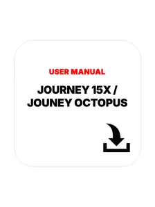 Display front view 1 of Product detail - Journey 15X (416245) / Journey Octopus (416549) Manual
