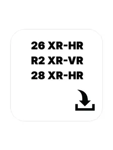 Display front view 1 of Product detail - 26XR HR (416421-416422-416423) / R2XR VR (416417) / 28XR HR (416419-416420) Manual