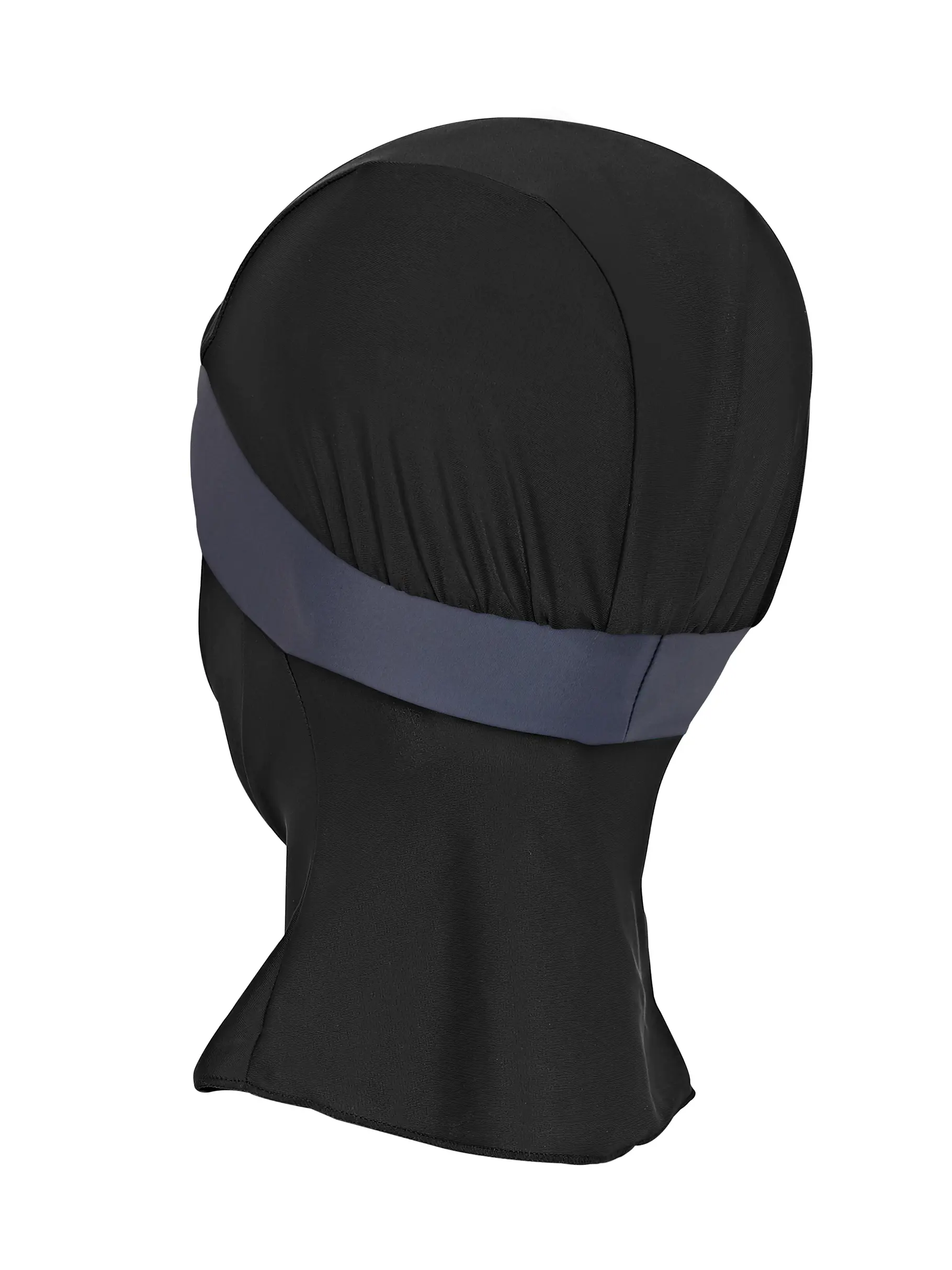 , view full size image of Front view of Product detail - Womens Meelup Three Piece Modesty Swimsuit BKGY