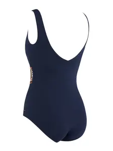 Display front view 4 of Product detail - Enigma Wrap Front One Piece Swimsuit ENI