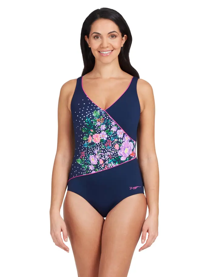 Martinique Wrap Front One Piece