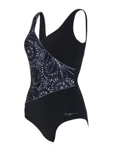 Display front view 5 of Product detail - Stellar Wrap Front One Piece Swimsuit STL
