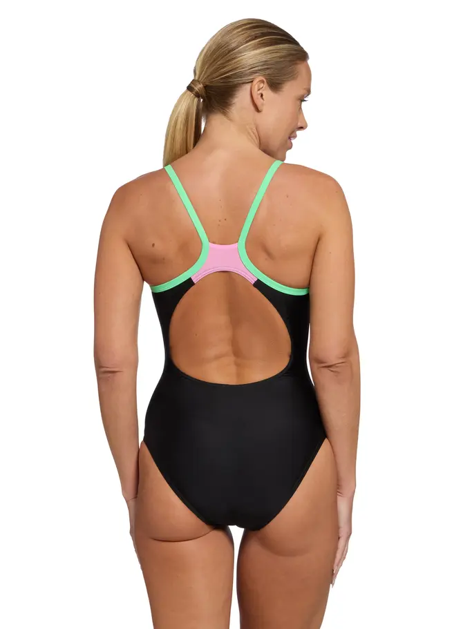 New, view full size image of Front view of Product detail - Womens Flak Cannon Strikeback Swimsuit FLAK
