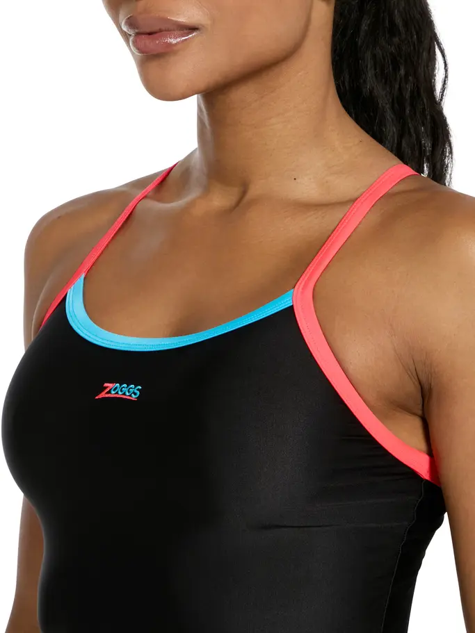 Sale, view full size image of Front view of Product detail - Womens Wake Cannon Strikeback Swimsuit WAKE