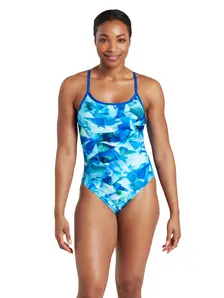Display front view 1 of Product detail - Aqua Digital Sprintback One Piece Swimsuit AQDI