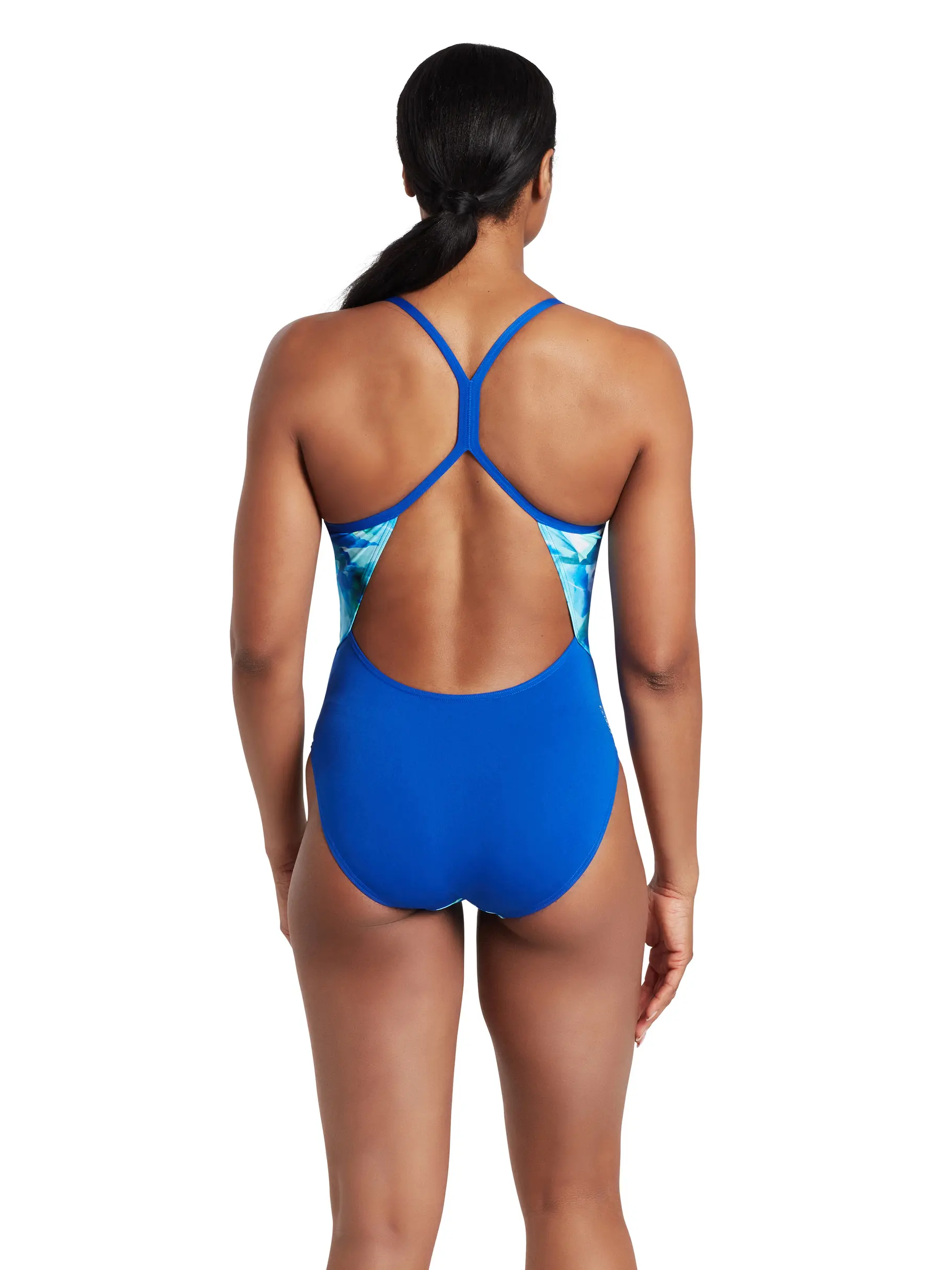 Sale,Clearance, view full size image of Front view of Product detail - Aqua Digital Sprintback One Piece Swimsuit AQDI