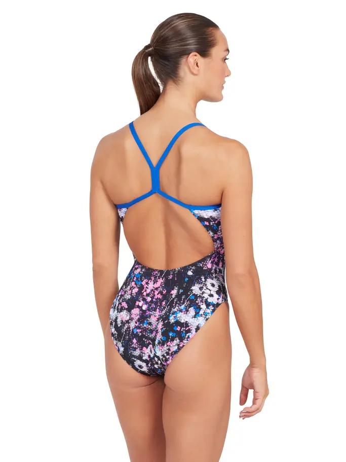 Out of Stock,Sale, visualizzare l'immagine full size della vista frontale di Product detail - Flowerbox Sprintback One Piece Swimsuit FLBX