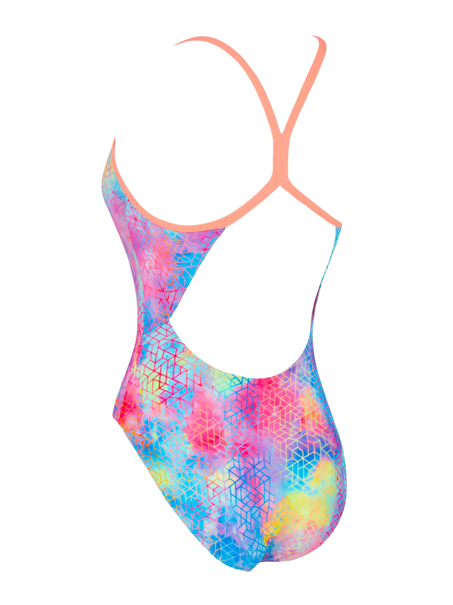 Sale, view full size image of Front view of Product detail - Womens Paradox Sprintback Swimsuit PARD