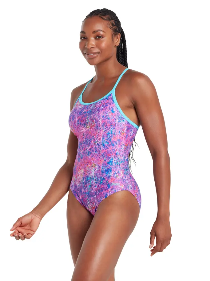 Sale,Clearance, view full size image of Front view of Product detail - Random Sprintback One Piece Swimsuit RAN