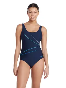 Display front view 1 of Product detail - Macmaster Scoopback One Piece Swimsuit NVBM