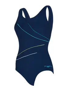 Display front view 6 of Product detail - Macmaster Scoopback One Piece Swimsuit NVPE