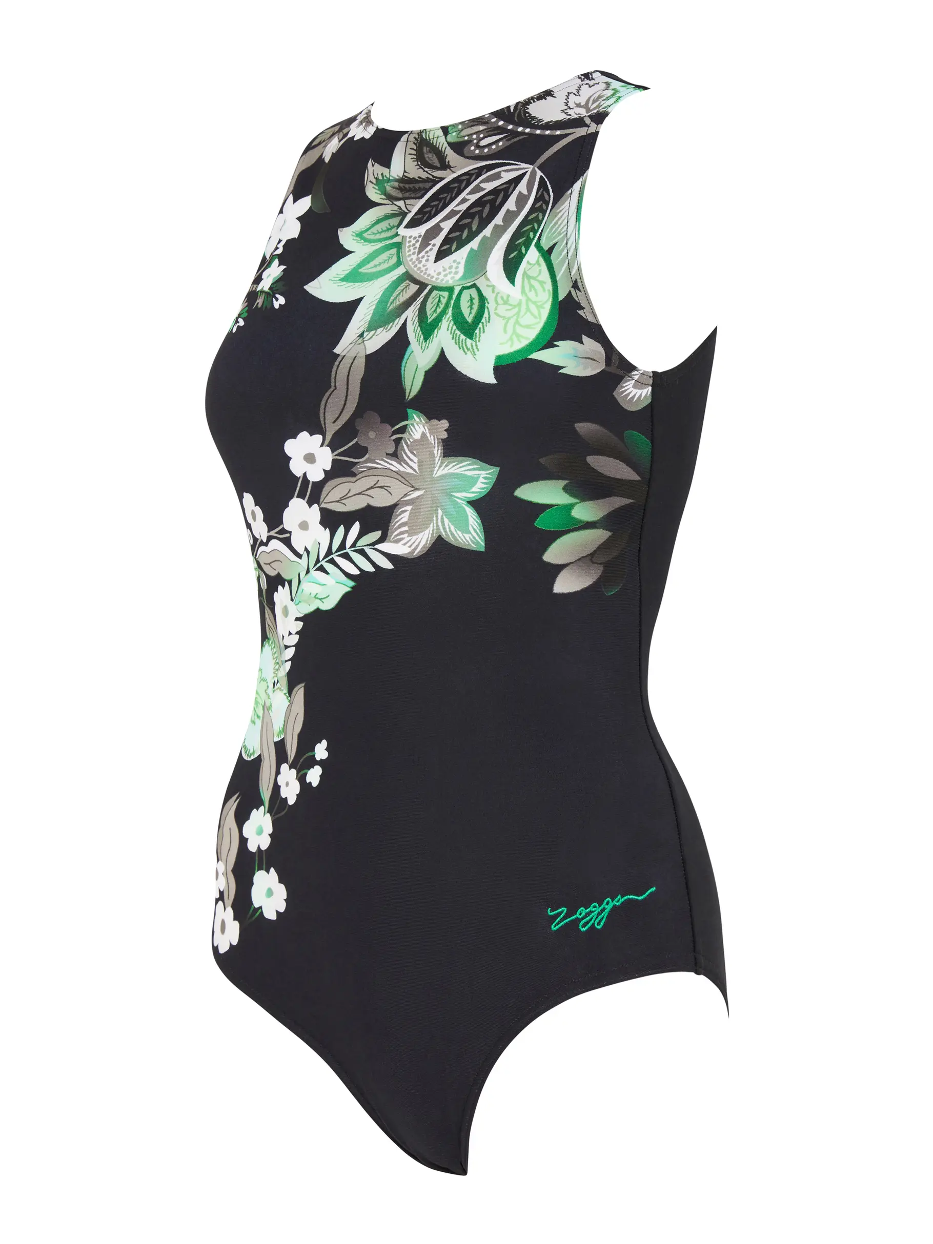 Out of Stock,Sale, view full size image of Front view of Product detail - Botanica Hi Front One Piece Swimsuit BOT