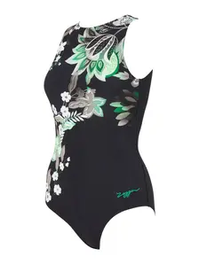 Display front view 6 of Product detail - Botanica Hi Front One Piece Swimsuit BOT