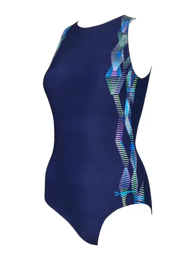 Sale, view full size image of Front view of Product detail - Womens Circus Hi Front Swimsuit CRCS