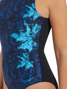 Display front view 3 of Product detail - Indigo Forest Hi Front One Piece IDFO