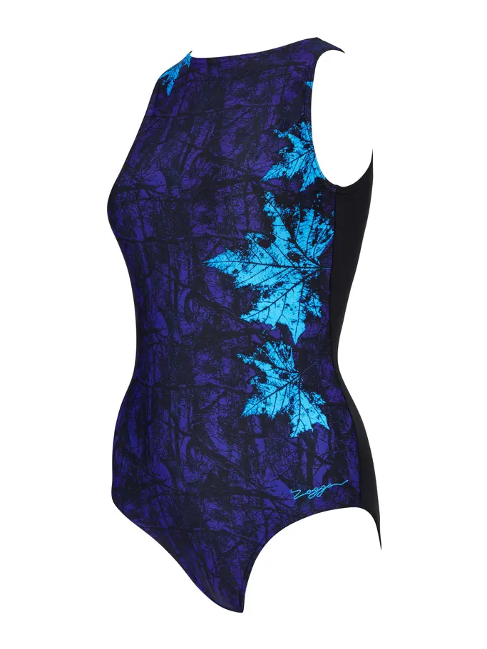Out of Stock,Sale, voir image en taille réelle de la vue frontale de Product detail - Indigo Forest Hi Front One Piece IDFO