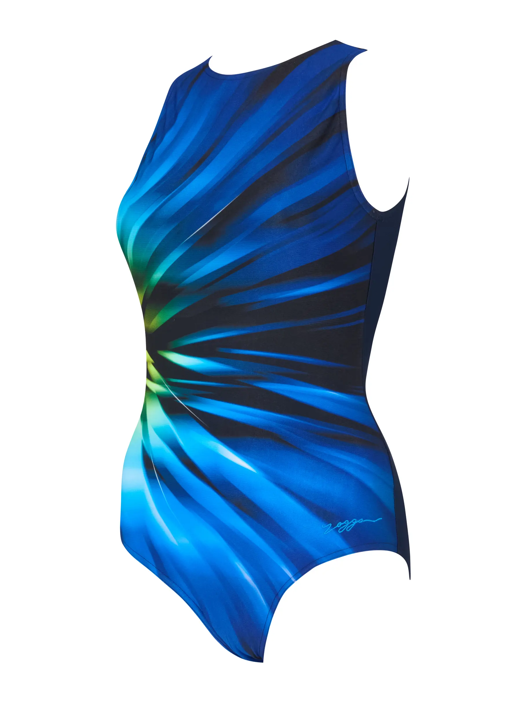 , view full size image of Front view of Product detail - Womens Octane Hi Front Swimsuit OCTA