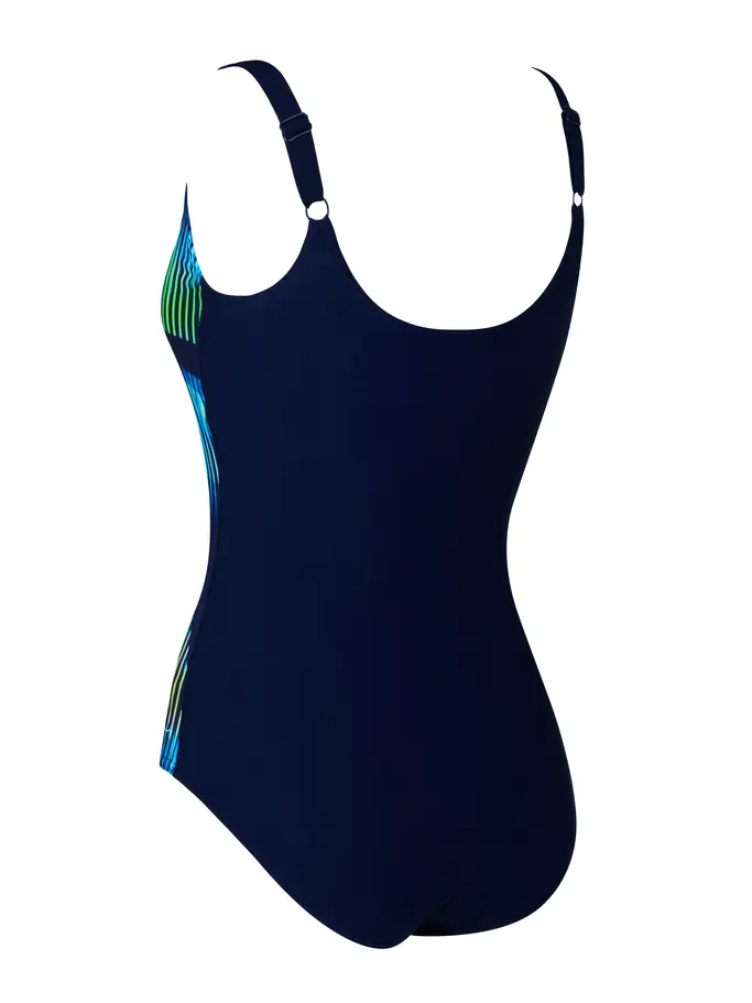 Sale, view full size image of Front view of Product detail - Womens Circus Adjustable Scoopback Swimsuit CRCS