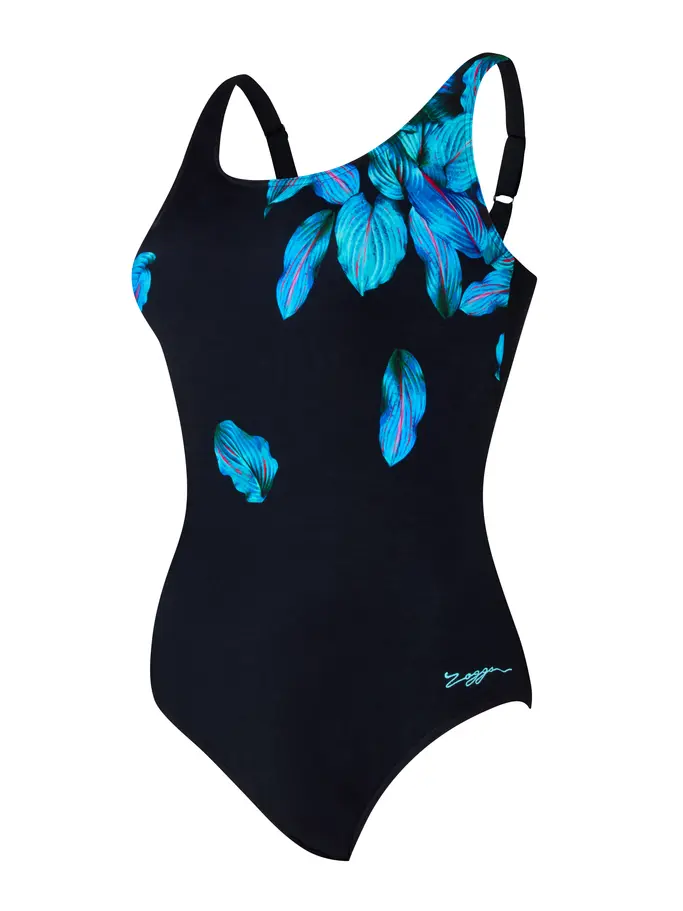Sale,Clearance, view full size image of Front view of Product detail - Womens Mystic Adjustable Scoopback Swimsuit MYST