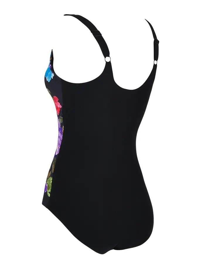Sale,Clearance, view full size image of Front view of Product detail - Sea Velvet Adjustable Scoopback One Piece Swimsuit SEVT