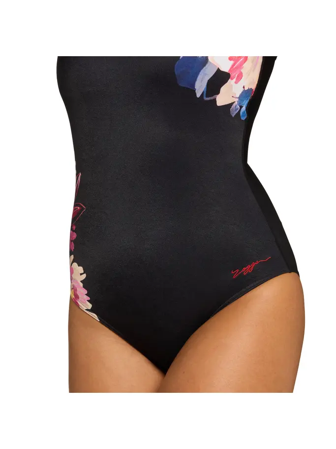 New, view full size image of Front view of Product detail - Womens Yuma Adjustable Scoopback Swimsuit YUMA