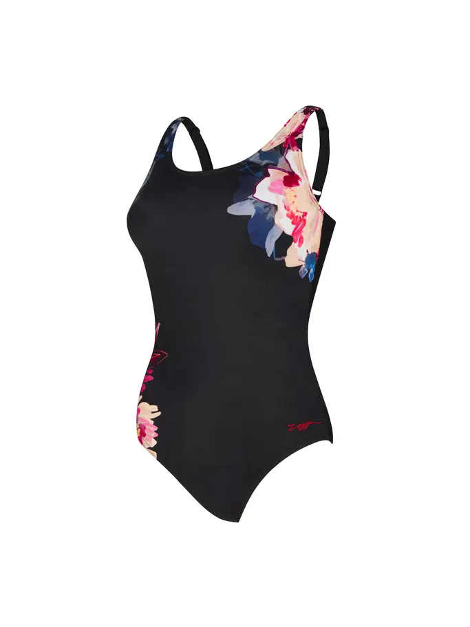 New, view full size image of Front view of Product detail - Womens Yuma Adjustable Scoopback Swimsuit YUMA