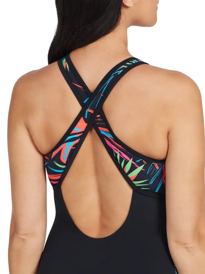 Out of Stock,Sale, visualizzare l'immagine full size della vista frontale di Product detail - Maya Hi Crossback One Piece MAYA