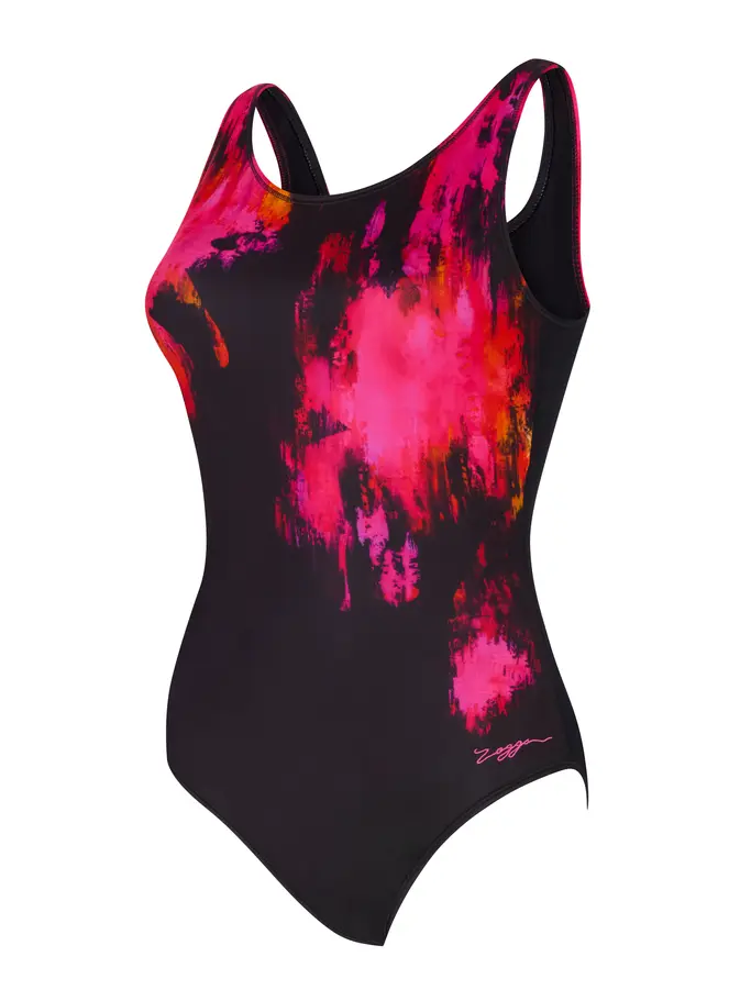 Sale, view full size image of Front view of Product detail - Womens Inferno Scoopback Swimsuit INFE