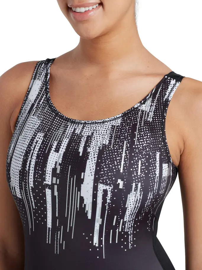 Out of Stock,Sale, Ansicht Großes Bild der Vorderseite Product detail - Shimmer Scoopback One Piece Swimsuit SHMM