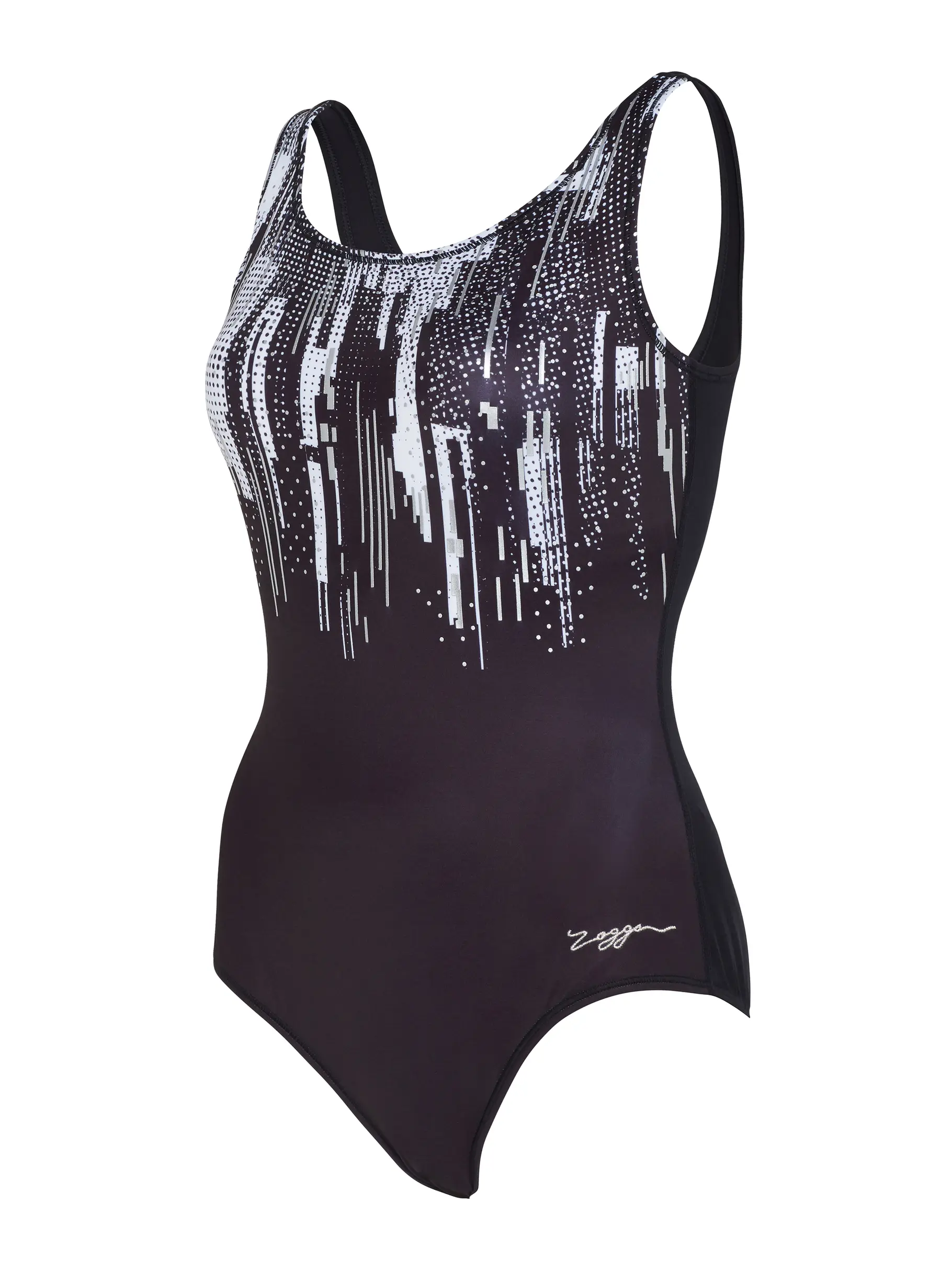 Out of Stock,Sale, Ansicht Großes Bild der Vorderseite Product detail - Shimmer Scoopback One Piece Swimsuit SHMM