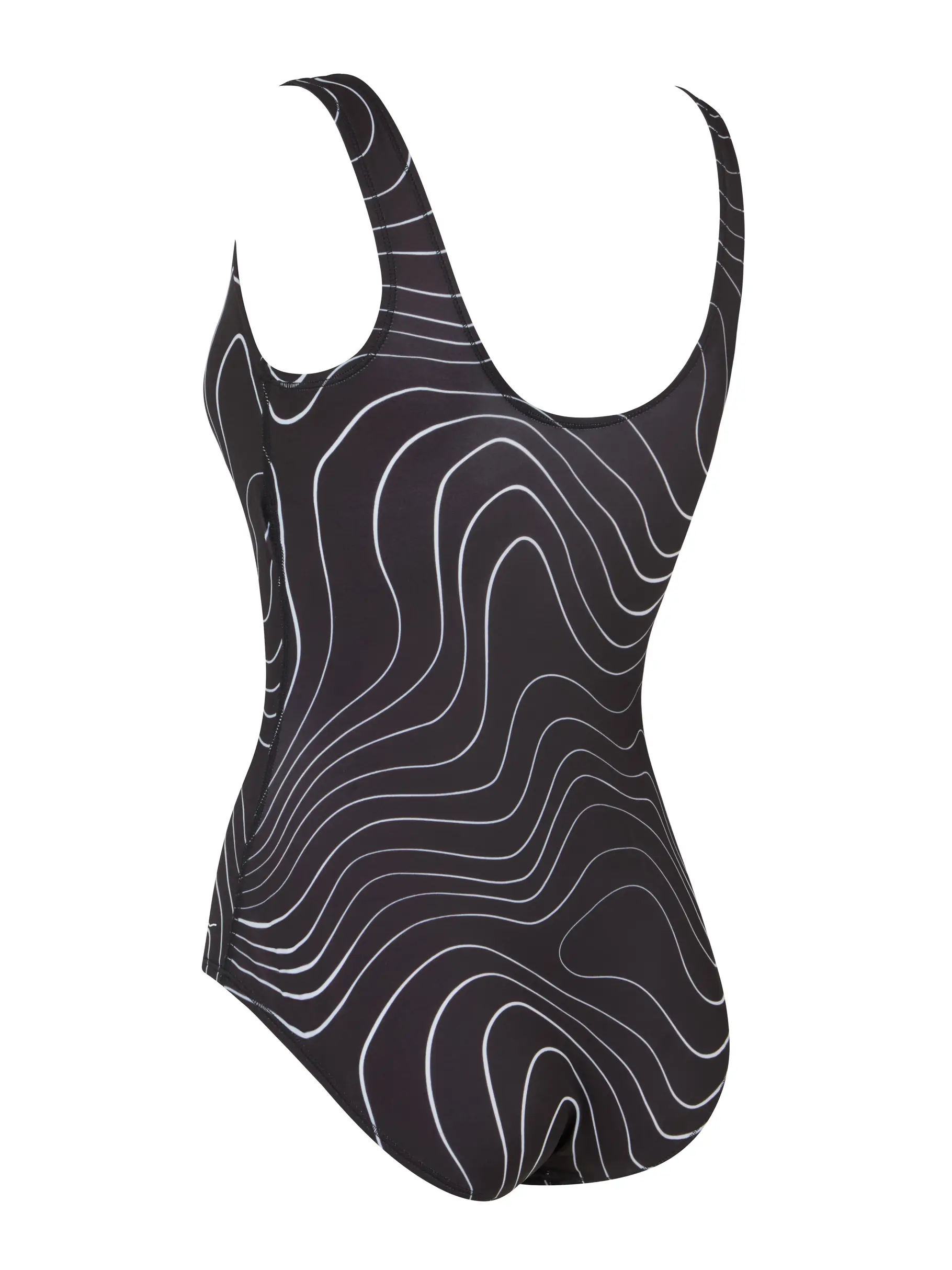 Sale,Clearance, view full size image of Front view of Product detail - Womens Terrain Scoopback Swimsuit TERR