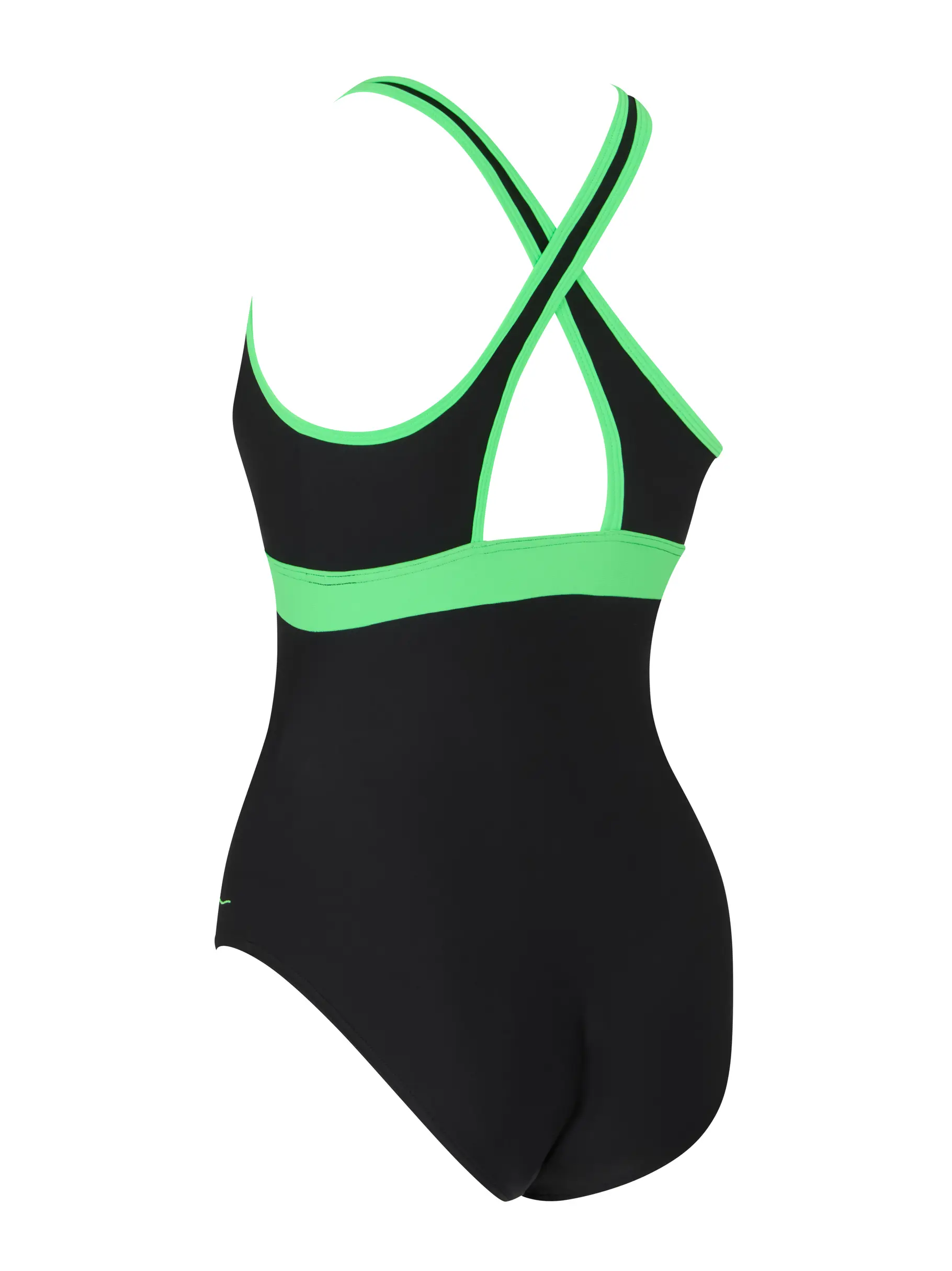 Sale,Clearance, view full size image of Front view of Product detail - Womens Retro Surf Dakota Crossback Swimsuit RETR