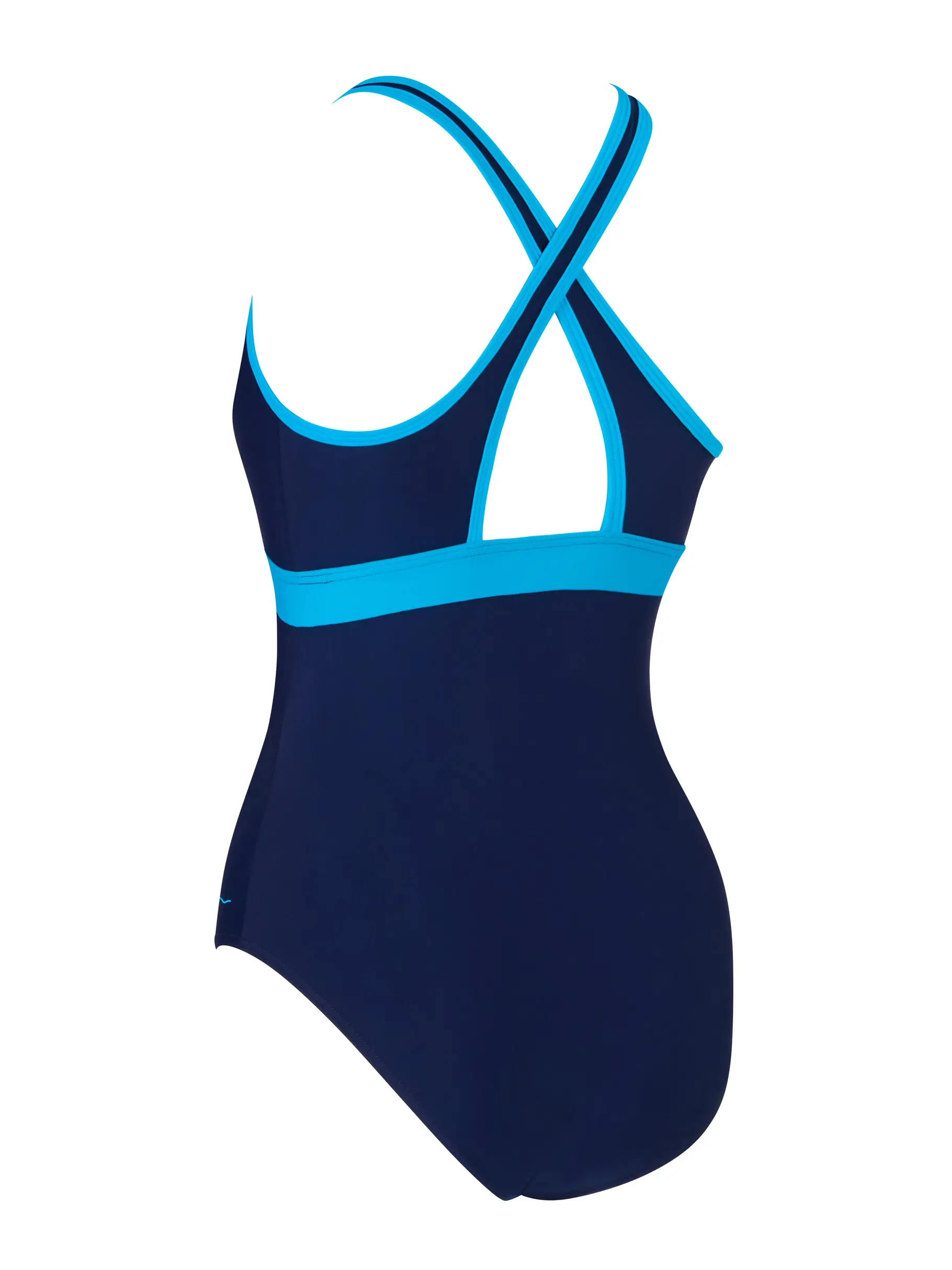 , view full size image of Front view of Product detail - Womens Seaside Dakota Crossback Swimsuit SESD