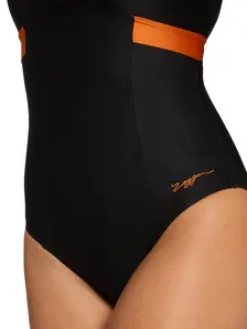 Display front view 3 of Product detail - Womens Tapestry Dakota Crossback Swimsuit TAPE