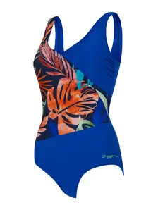 Display front view 5 of Product detail - Elegance Front Crossover V Back Swimsuit ELEG
